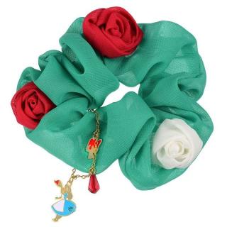 Disney Store Alica v krajine zázrakov: Scrunchie do vlasov (Disney Store Japan Alice in Wonderland Painted Rose Hair Scrunchie)