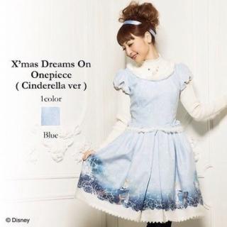 Disney Store Popoluška: Šaty v štýle princeznej (Disney Cinderella Onepiece Winter Dress by Secret Honey Japan)