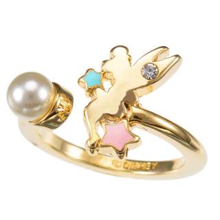 Disney Store Tinker Bell: Prsteň s vílou a perlou (Disney Store Japan Tinker Bell Fairy Pearl Ring)
