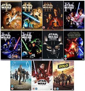 Hviezdne vojny: Komplet zbierka filmov na DVD (po anglicky) (Star Wars: Complete Blu-ray)