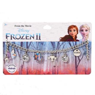 Ľadové kráľovstvo: Náramok s príveskami Claire’s (Disney Store x Claire’s Frozen Charm Bracelet)