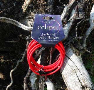 Twilight saga: Eclipse Jacob elastické náramky s príveskami (Twilight saga: Eclipse  Jacob Wolf  Jelly Bangles)