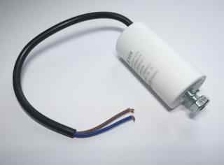 Rozbehový kondenzátor 10µF/450V s káblom