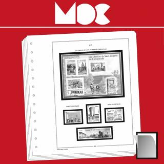 Alb. listy MOC SF ilustr., Francúzsko Známkové zošítky 2000-2008 (MC15H) (MOC SF Illustrated album pages France Stamp booklets 2000-2008)