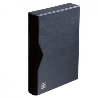 Kazeta pre album PREMIUM A4 32 listov, modrý (KALZS32BL) (slipcase for Stockbook DIN A4, 64 black pages, padded leather* cover, blue)