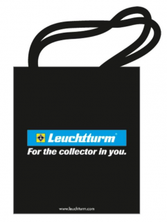 Textilná taška LEUCHTTURM, čierna (textilná taška (410 x 340 mm))