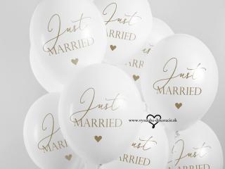 Balóny Just married (6 ks)