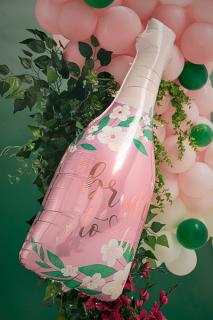 Fóliový balón Šampus Bride to be