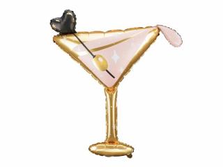 Fóliový maxi balón Pohár s martini