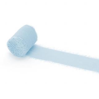 Hodvábna stuha light blue 4cm/5m