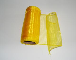 Organza 12 cm ŽLTÁ