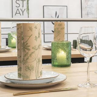 Servítky netkaný textil Flora - 50ks