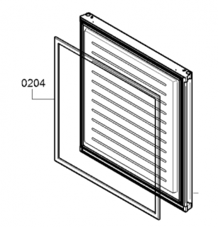 BOSCH / SIEMENS tesnenie dverí mrazničky pre KGE49.., KGN49.. (pre KGE49EICP, KGE49AICA, KGN49AIDP, KGN49XI40, KGN49XIDP, KGN49XIEA, KGN49XLEA)
