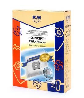 CONCEPT vrecká microBAG (balenie obsahuje 4 ks vrecká a 4 ks filtre)