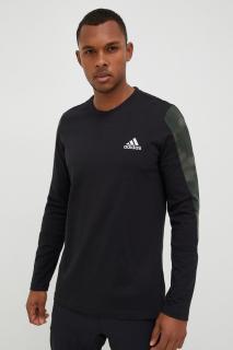 Adidas tričko s dlhým rukávom Essentials Camo HL6897
