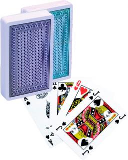 Hracie karty na poker LION 100% plastic single 4x