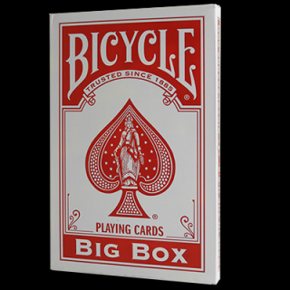 Hracie karty pre kuzelníkov Bicycle Big Box XXL Red