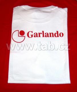 tričko GARLANDO biele veľkosť L (Super premium Fruit Of tThe Loom)