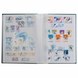 Album na poštové známky BASIC s bielymi listami (Album na poštové známky)