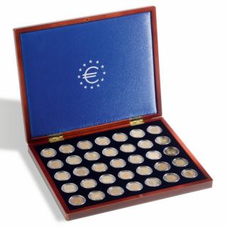 Drevený box na 35 ks 2 EURO mincí  (Drevený box | !!! POSLEDNÉ 3 KUSY !!!)