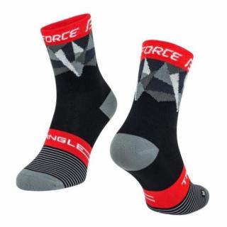 FORCE ponožky TRIANGLE fluo (Cyklistické položky FORCE)