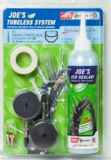 Joe´s Eco Kit System XC Presta (Blue 17-19mm) 240 ml