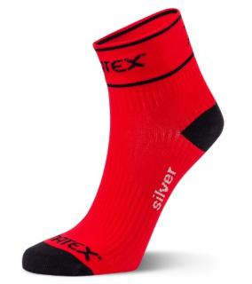 KLIMATEX ponožky performance LEVI - červené (KLIMATEX ponožky performance LEVI)