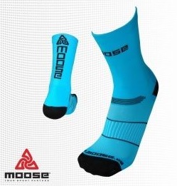 MOOSE Race - tyrkysové (Športové ponožky - cyklo, beh)