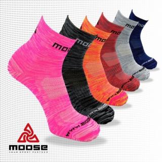 MOOSE Smile Melagne - ružová (Športové ponožky)