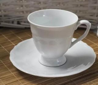 Ćmielóv čajová súprava  Maria Teresa biela 12-dielná