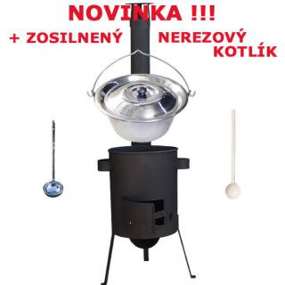 Antikorový kotlík 30 L (0,8 mm) + žiaruvzdorná kotlina 45 PLUS 600 4 MM ()