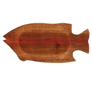 Servírovací drevený podnos Ryba (Servírovací drevený podnos)