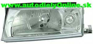 Škoda Octavia 9/00- svetlo H4 ľavé  (šoférova strana)