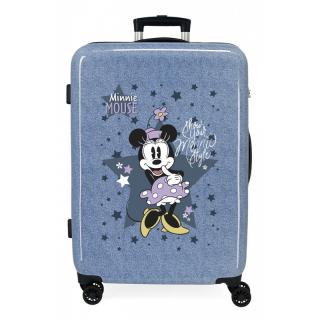 ABS CESTOVNÝ KUFOR MINNIE MOUSE STYLE, 55X38X20CM, 34L, 4981721 (SMALL)