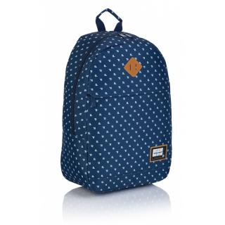 Jednokomorový študentský / športový batoh HEAD Denim Blue, HD-361