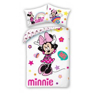 OBOJSTRANNÉ BAVLNENÉ OBLIEČKY MINNIE MOUSE, 140/200+70/90, MN1967BL