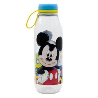 PLASTOVÁ FĽAŠA SO SILIKÓNOVÝM PÚTKOM MICKEY MOUSE, 650ML, 14835