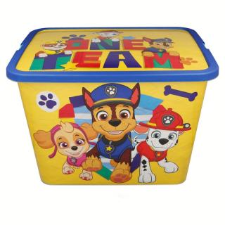 PLASTOVÝ ÚLOŽNÝ BOX PAW PATROL 23L, 02546