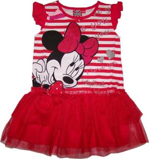 Šaty Minnie Mouse červenobiele MM26