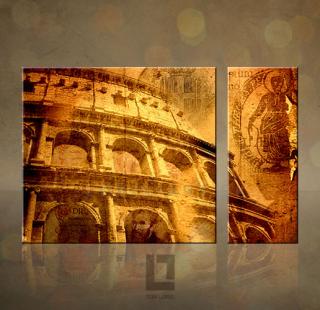 2 dielny obraz na stenu -  Urbem aeternam  ROME