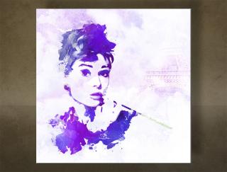Obraz na stenu Audrey Hepburn - AQUArt / Tom Loris 003AA1 (moderné obrazy TOM LORIS)