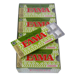 Mastichová žuvačka ELMA Classic bez aspartamu s mastichou.