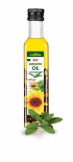 Bio panenský slnečnicový olej SUNGARDEN so šalviou 250 ml