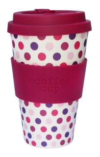 Ecoffee hrnček Pink Polka 400 ml