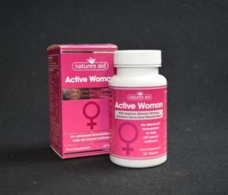 Natures Aid Active Woman 60tab.
