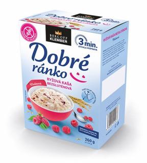 Ryžová kaša Dobré ránko malinová Bezgluténová 260g