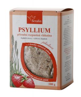 Serafin Psyllium s prírodnou arómou a kúskami ovocia - jahoda 100 g