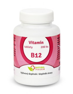 Vitamín B12 tablety 200 ks