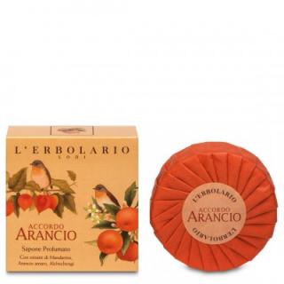 Accordo Arancio Mydlo 100g L Erbolario (Parfumácia citrusová, vanilková)