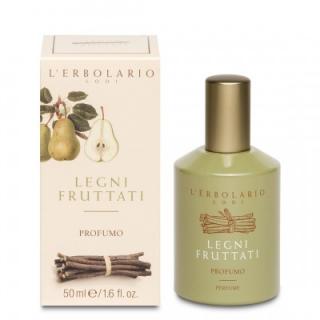 Erbolario Legni Fruttati Parfum 50 ml (drevitá, ovocná, aróma sladkého drievka a ovocné sladké tóny hruškového nektáru )